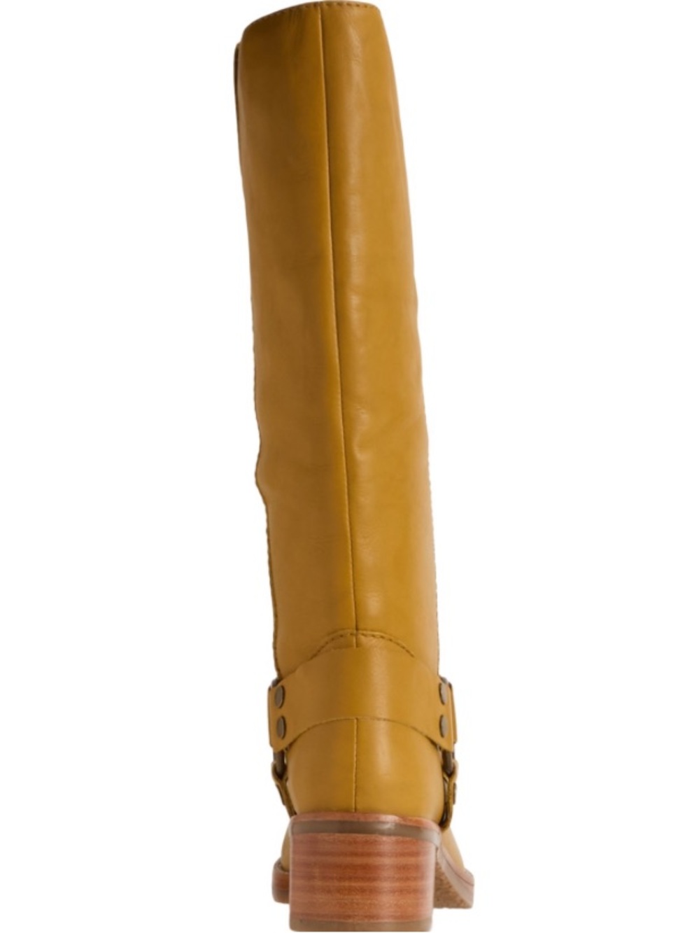 Frye Women's Tall Harness Boots in Mustard - Picture 5 of 8